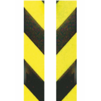 Páska samolepicí černo-žlutá,protisměrná