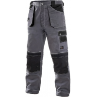 Kalhoty do pasu CXS ORION TEODOR, zimní, prodloužené, pánské, šedo-černé