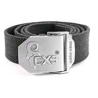 OPASEK CXS NAVAH, ČERNÝ, 4 CM, 125CM, TEXTILNÍ, SPONA S LOGEM CXS