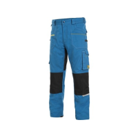 Kalhoty CXS STRETCH, pánské, středně modré-černé